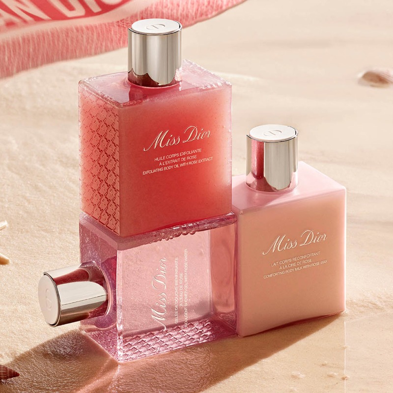 ミスディオールローズシャワーオイル 未使用 （DIOR】ミス