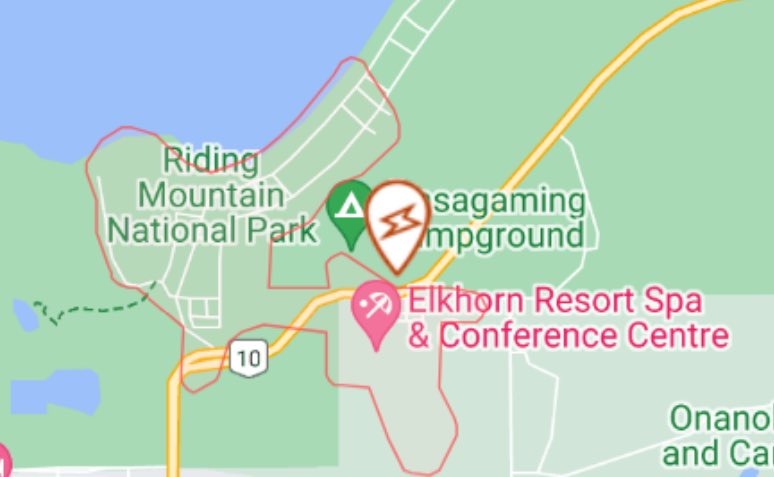 We are responding to an #mboutage affecting approximately 800 customers in Wasagaming and the surrounding areas. Estimated time of restoration is 10:30 p.m. Affected area: