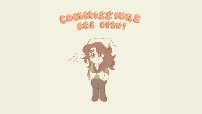 hiii i'm opening c0mms (1/2) 🎉

i'm opening 3 slots for a while tho so if anyones interested you can check my carrd for more info and dm me for inquiries ^^ 

↳ https://t.co/mic22wIKzZ ↲ 