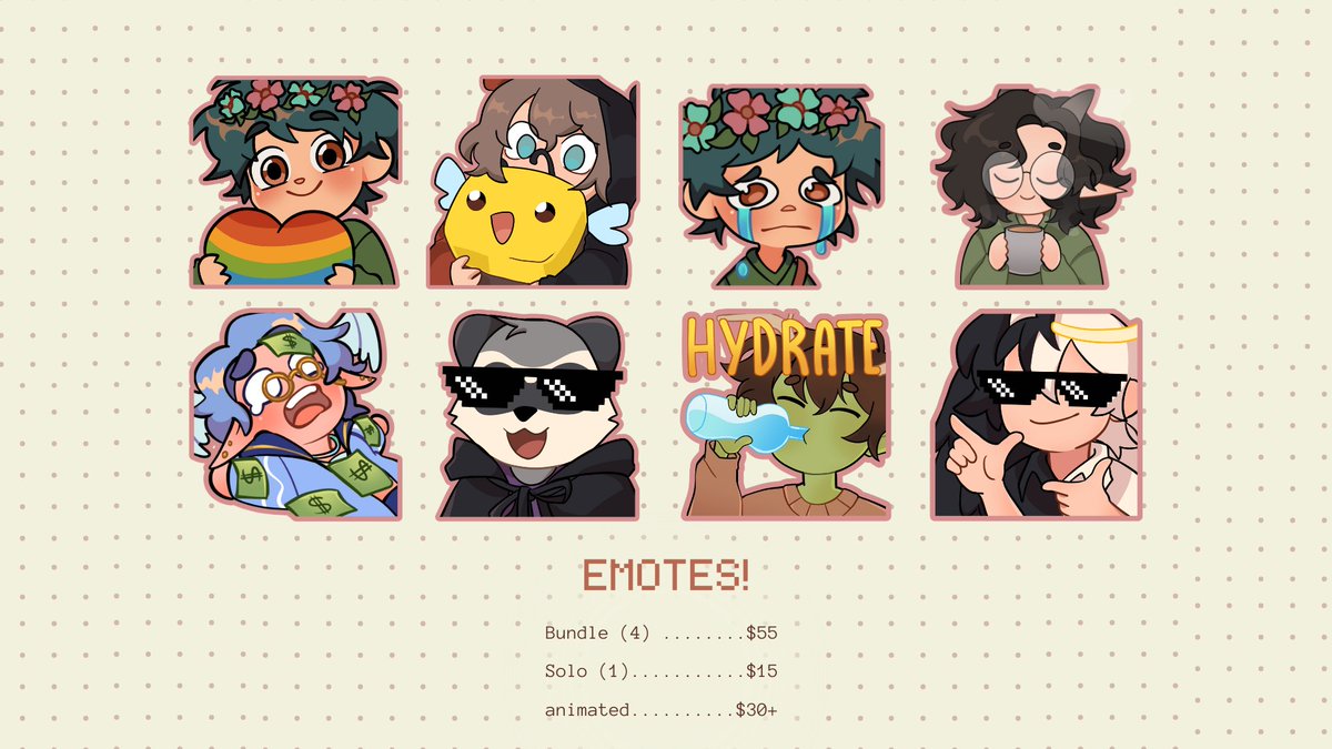 semrielle's tweet image. hiii i'm opening c0mms (1/2) 🎉
i'm opening 3 slots for a while tho so if anyones interested you can check my carrd for more info and dm me for inquiries ^^
↳ semcomms.carrd.co ↲