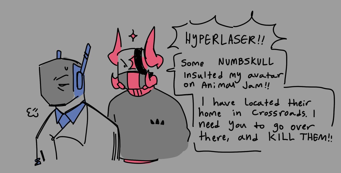 HyperlaserLvr69's tweet photo. subspace annoying the fuck out of hyperlaser https://t.co/Zs5OTnV4uS