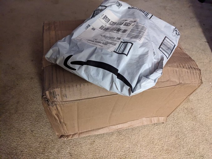 Well, it's all here. 8 litres of saline, 4 litres of D5NS, and some pressure cuffs.  I may be dedicating