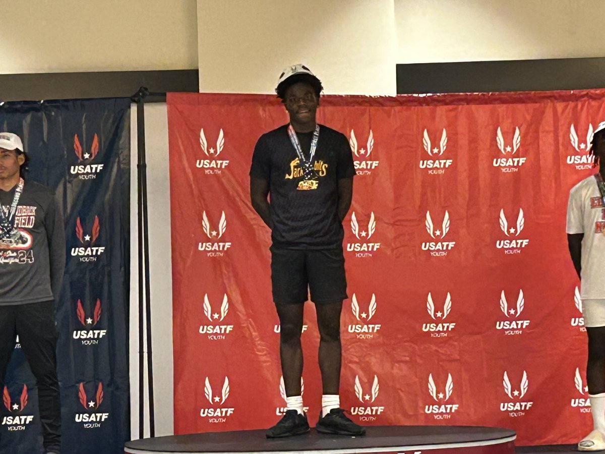 JLottScout's tweet photo. 2026 4⭐️ Ath/WR/CB just won the 16U Jr Olympic National Championship
with a New Jr Olympic Record of 24'3 in the LJ. https://t.co/fhiSZYiIjf