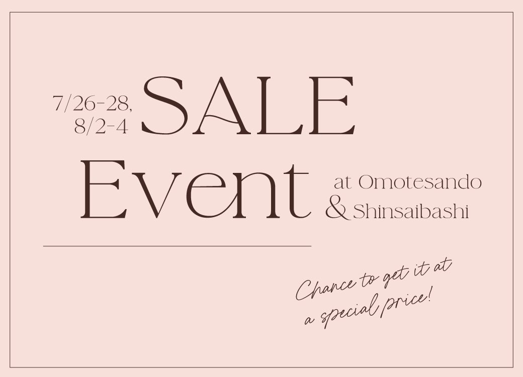 本日から、
MISTREASSセールイベント🛍️🤍

最大60%オフと
とってもお得なイベントになってるので
お待ちしております🫶

来週は大阪でも開催されます🍉 https://t.co/6bBi1dCU2Q