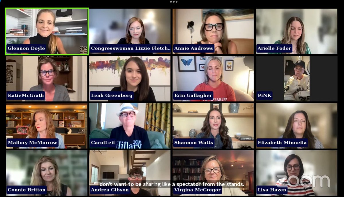 yashar's tweet photo. UPDATE 

The “White Women For Kamala” zoom continues to blow past 150,000 participants. Since Zoom is glitching, some folks have moved over to YouTube to watch the call live. 

The call has raised well over $1 million in grassroots donations so far in addition to organizing efforts. 

Participants and organizers include: @Pink, @GlennonDoyle, @shannonrwatts, @conniebritton, @LizziePFletcher, among others.