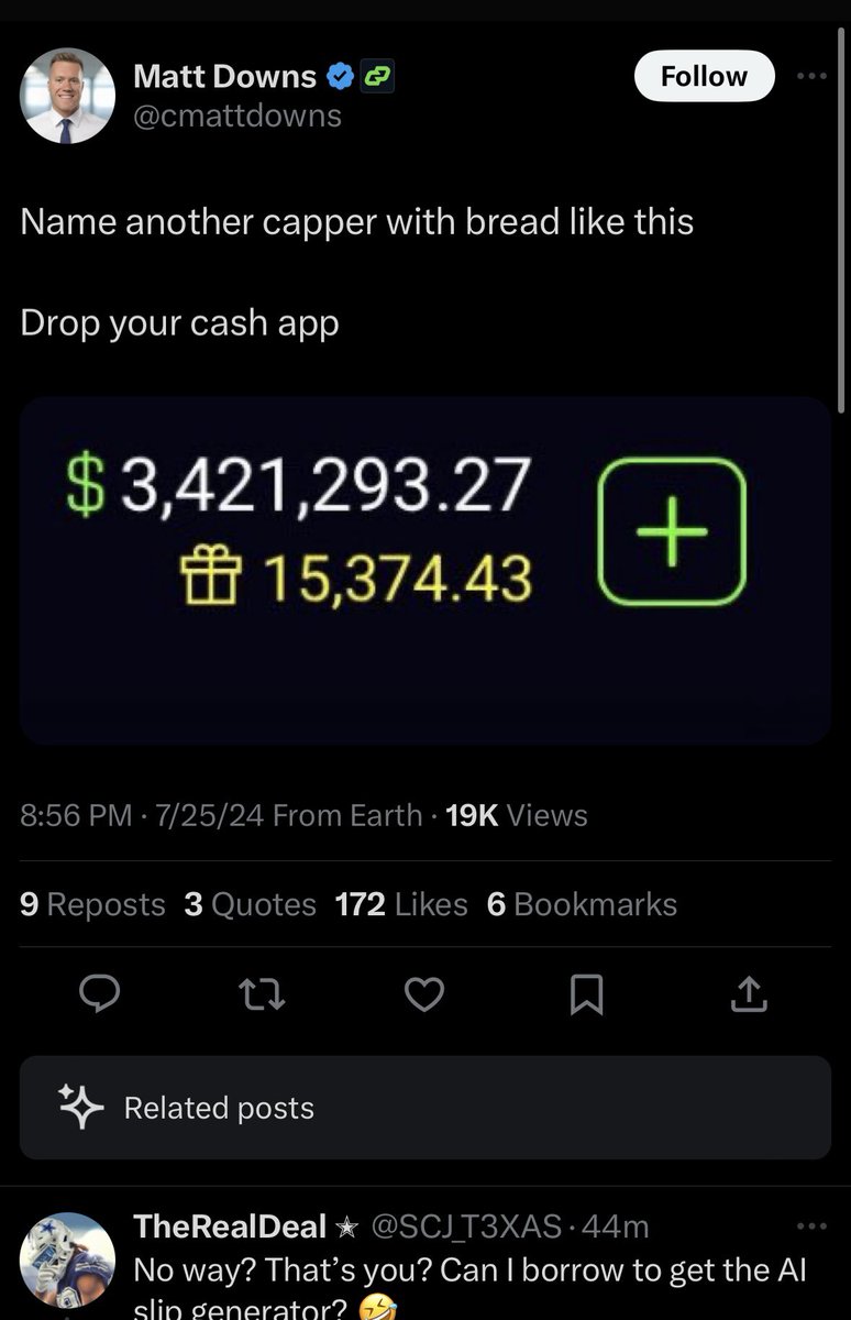 SGP_Vick's tweet image. 🚨🚨 SCAMMERS 🚨🚨

I guess everyone has the same

$3,421,293.27 🤣🤣🤣🤣

2 guys that you should report and block. @cdl_aim 
@plusev 

#scammers #hahaha #whoelse
