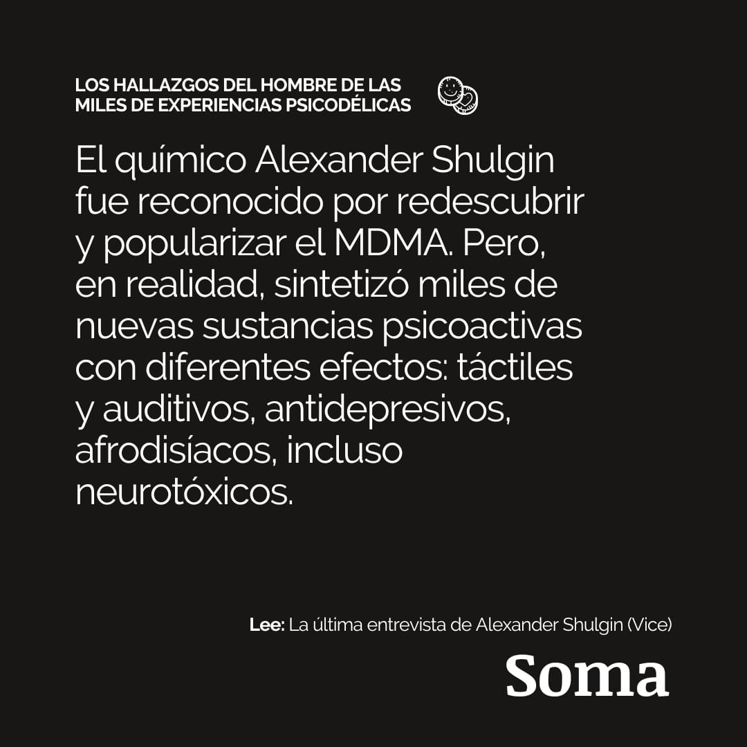 proyecto_soma's tweet photo. 👾🧙🏻♂️👾 Lee: La última entrevista de Alexander Shulgin. En @VICENews >>> https://t.co/JICHQKVJi0 Imagen: Canvas
#MDMA #alexandershulgin #psicodelicos https://t.co/qJP8PQN89x