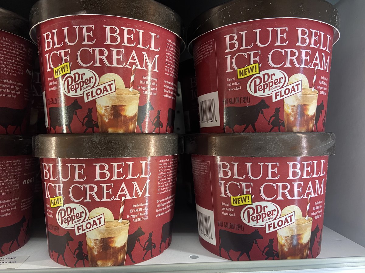 What the good people in Texas are having at the end of a hot day!  #brenham <a href="/drpepper/">Dr Pepper</a>  Two great brands in one dessert