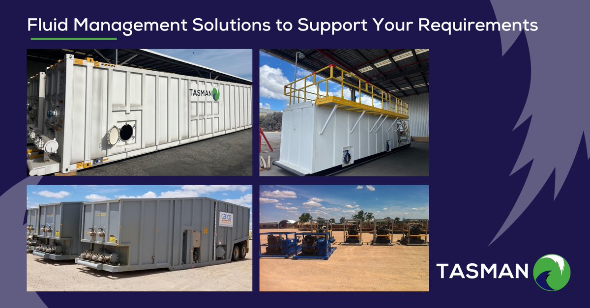 TasmanOilTools's tweet photo. Our Perth team recently delivered a Fluid Management package to a client operating in WA, including a Dual Compartment Mixing Skid, multiple 500bbl Frac Tanks, Flow Iron, Hoses, Pumps, and more.

Get in touch to learn how we can help at https://t.co/dwjeM3sptG.

#Tasman https://t.co/UWioXIowK5
