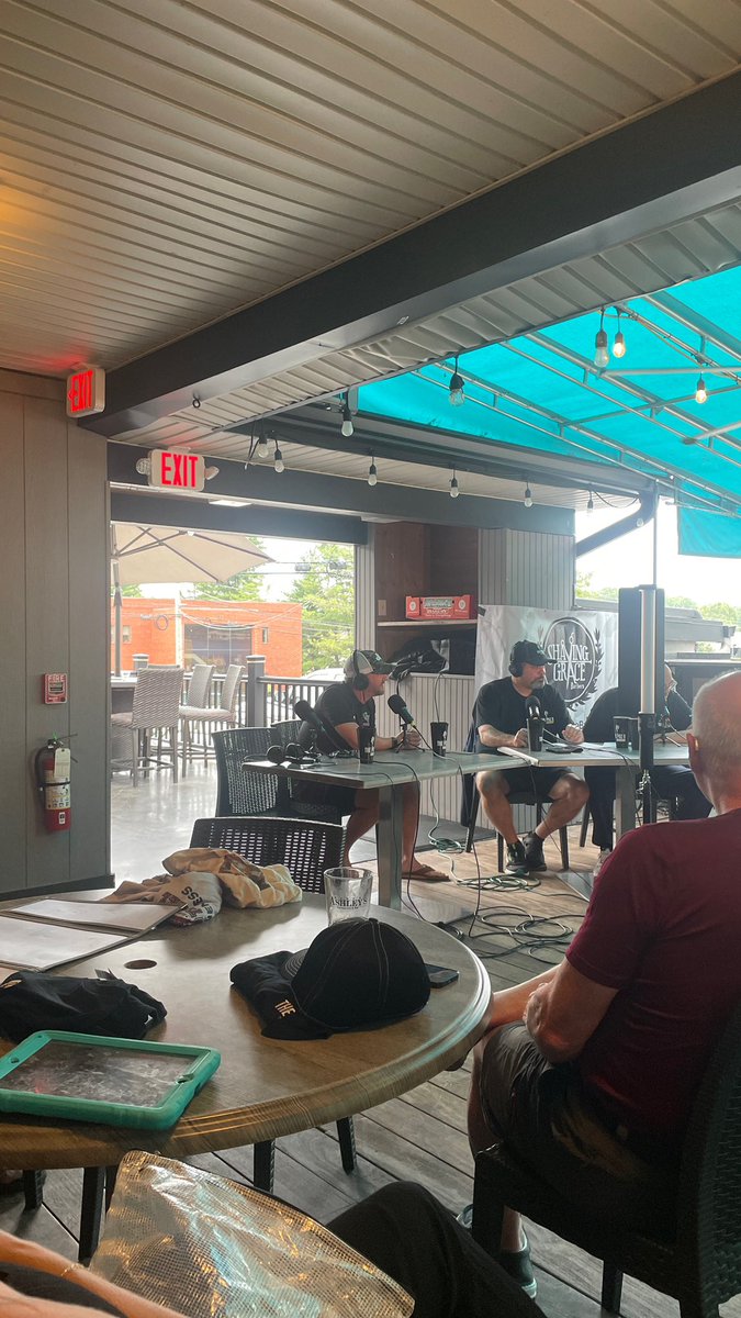 GarnetValleyFB's tweet photo. Garnet Valley Football would like to thank the @Poz5pod Podcast for having Aidan Bendo, Luke Vaughn, Coach Ricci, and Coach Van Wyk on tonight at Ashley’s Restaurant! It was an awesome experience for all! @achieve_oneness https://t.co/AVeVarPH88