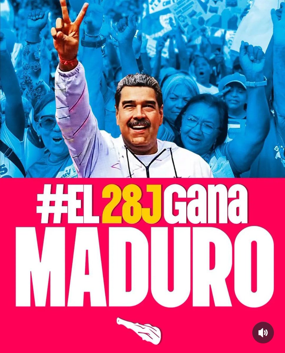 ElCuerv0Nica's tweet photo. El triunfo del pueblo venezolano es inevitable! 🇻🇪💪🏻
Adelante Nico!!! 🗳️👏🏻👏🏻👏🏻
#Venezuela #PaLanteEsPaAlla #PLOMO19 #RedFSLN https://t.co/2N0bcj7lhI