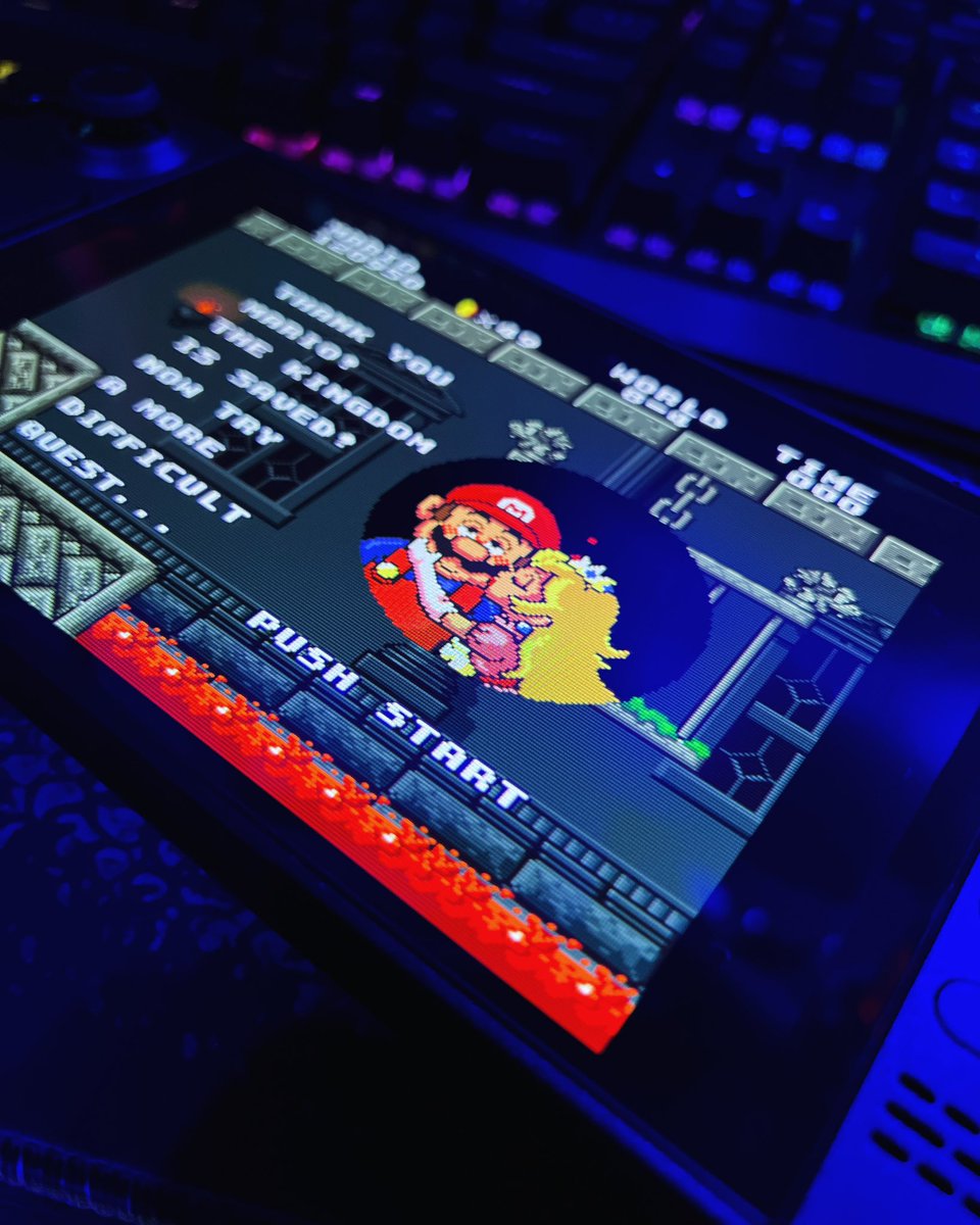 dricoverso's tweet photo. Tá, você me fala que Soulslike é difícil, mas você já tentou zerar Mario 1 sem perder nenhuma vida? Consegui depois de três dias de muita raiva. 🥹 #retroachievements https://t.co/3OJNlFuAHE