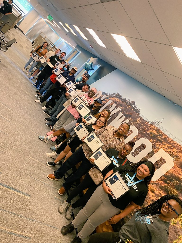 NeinaPrice's tweet photo. 🥳 Our 1st Hybrid Class was a success! Graduated 15 Premier Service Consultants Today! 🎓 The journey has began! 🏁 #GrowTheBusiness  #WestCoastPowerHouse #CerritosPride @TonySmith4Sales @Finnegan_Team @Candace_m77 @ben_zach8 @CerritosPride https://t.co/TSHUeZrVxW