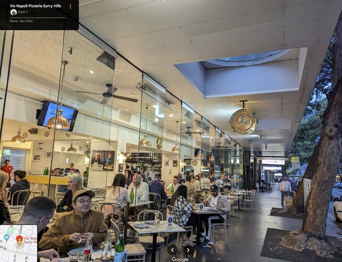 SydPedestrian's tweet photo. Judging by Google Maps photos they have been ignoring the conditions since at least June 2023 https://t.co/6pwmApp2bA