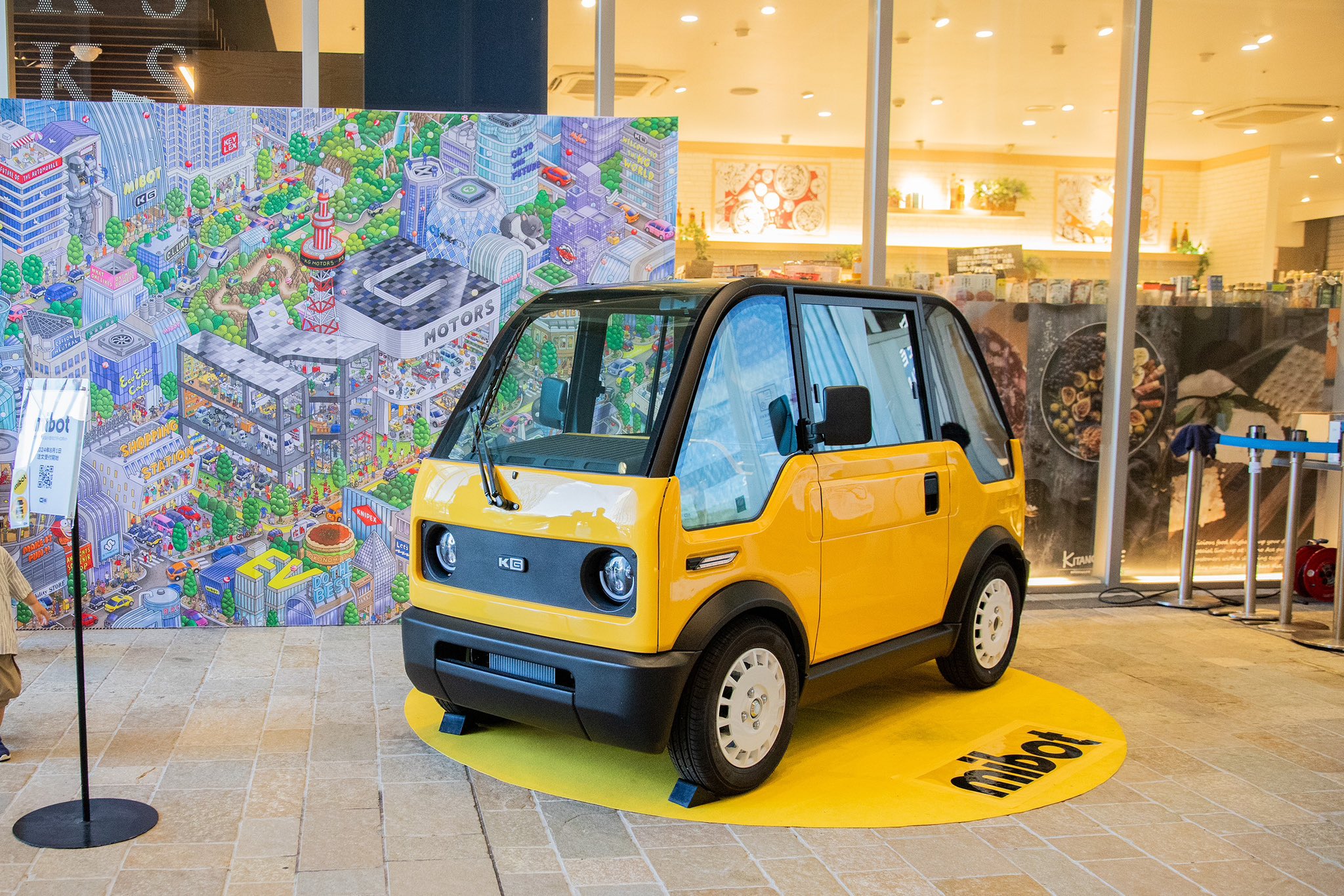 ぽこみち（KG Motors） on X: "Our single-seat EV, “mibot,” is cost-effective and environmentally friendly. At the same time, we considered how it would be comfortable and enjoyable. That is why we are developing