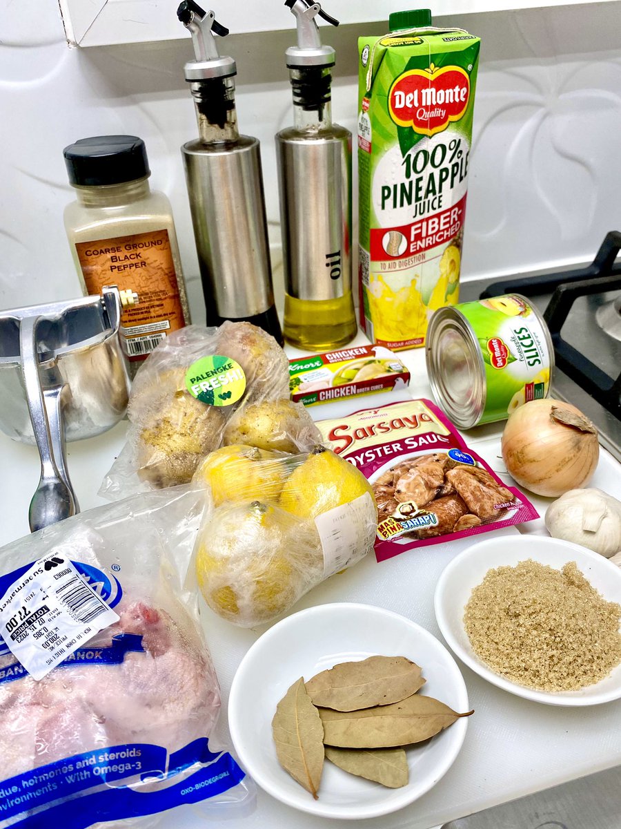 jonbugarin's tweet image. PINEAPPLE CHICKEN ADOBO

 #foodgoal #foodtrip #foodie #foodies #food #foods #foodlover #foodlove #foodblogger #foodjournal #homemade #homecooked #pinoydish  #adobo #chickenadobo #adobodish #yummy #delicious #chickenrecipe #filipinodish @Kitchenomics @DelMonte