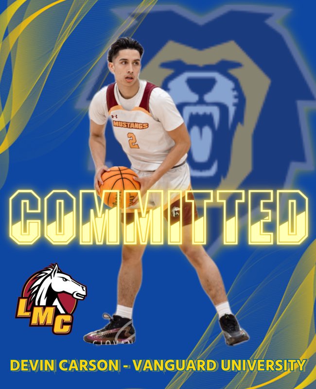 LMCmbb's tweet image. Congratulations to sophomore guard Devin Carson on earning a full-ride scholarship to Vanguard University in Costa Mesa, California! ✍🏻
@devincarson0 @sgnlthelgthoops @CCCMBCA 
🏀🐎💨