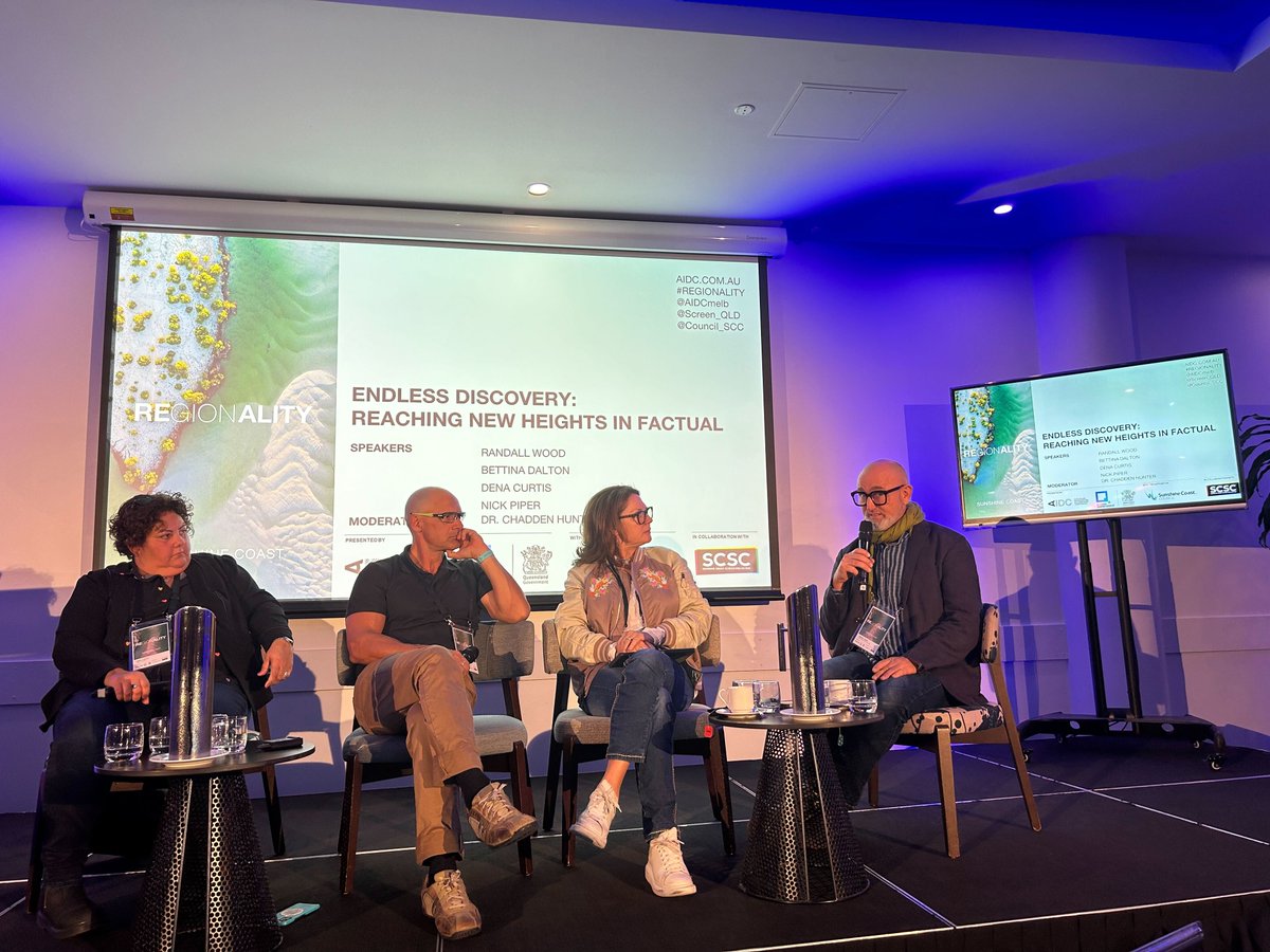 AIDCmelb's tweet photo. @wildbeartv @dalton_bettina “Selling a science film is very different to pitching another kind of doco - you need to be really precise” - Randall Wood #storylandproductions on the particular approach needed to pitch a film like his @SunnySideDoc Science Pitch-winning  project The Brain Garden https://t.co/DcPAqZZt7G