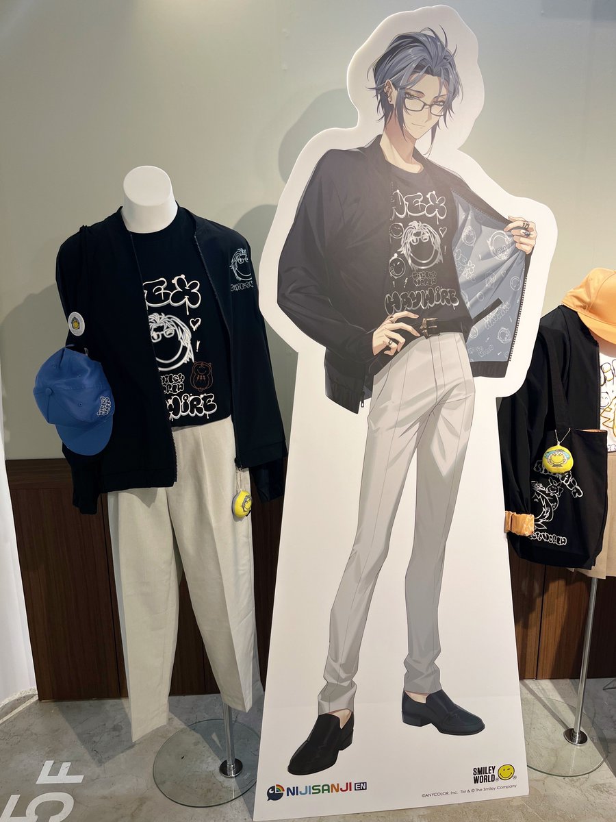 23v_nao's tweet photo. #にじさんじ百貨店 #にじさんじEN
#NIJISANJI_EN × #SmileyWorld
サンプル展示🧢👕💼
💙
#HexHaywire #ヘックスヘイワイヤー https://t.co/UWtn8nX3ti