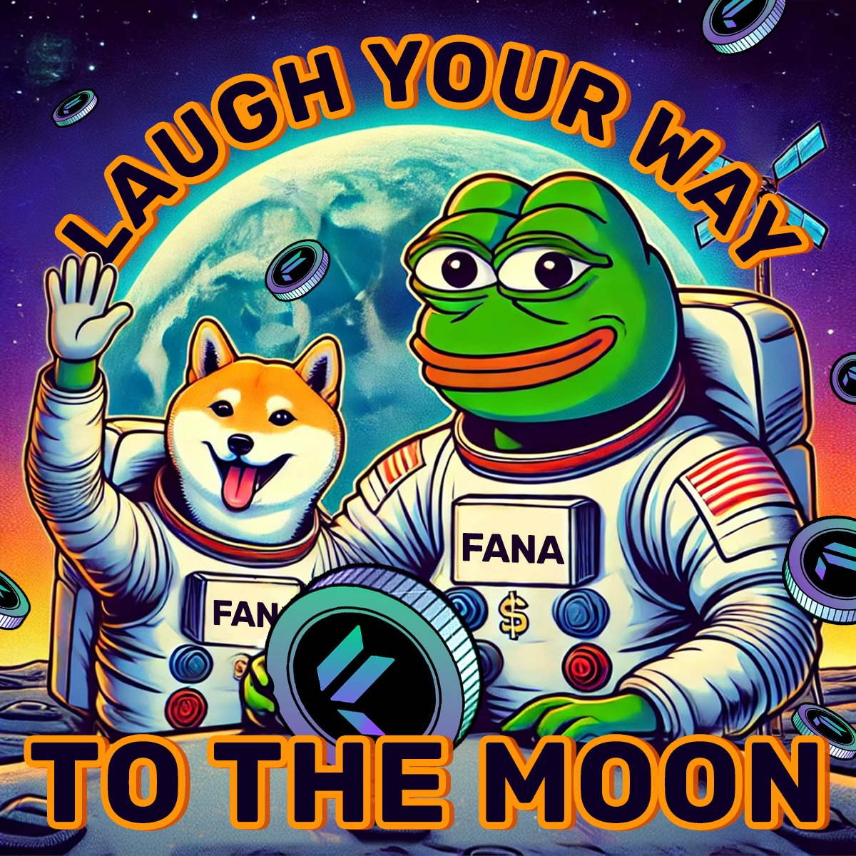 Laugh your way to the moon! 🌙 Drop your funniest $FANA memes and let’s end the day on a high note! 🚀🤣 #Foolana