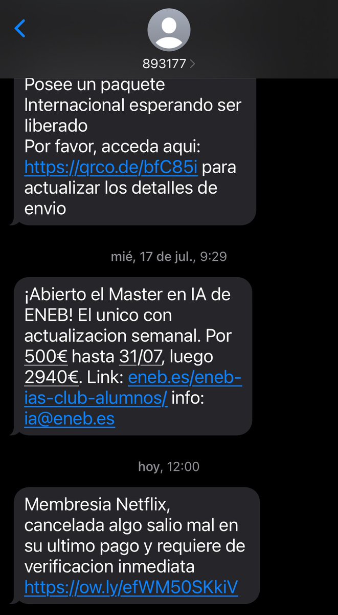 MedioLeal's tweet photo. @hyperconectado Se turnan …estafa bajo nombre servíentrega, publicidad eneb, estafa bajo nombre Netflix https://t.co/3bi4h9UaCF