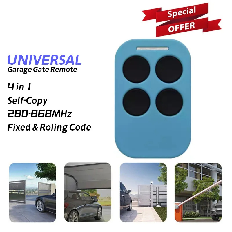 CrazySalesAus's tweet image. Universal Multi-Frequency Garage Remote Control Duplicator 280-868MHz 4 Door Opener,Ensure Your Model in Brand Table List Now: $19.99
bit.ly/4bWNPvG
#garage #remotecontrol #duplicator #dooropener #homesecurity