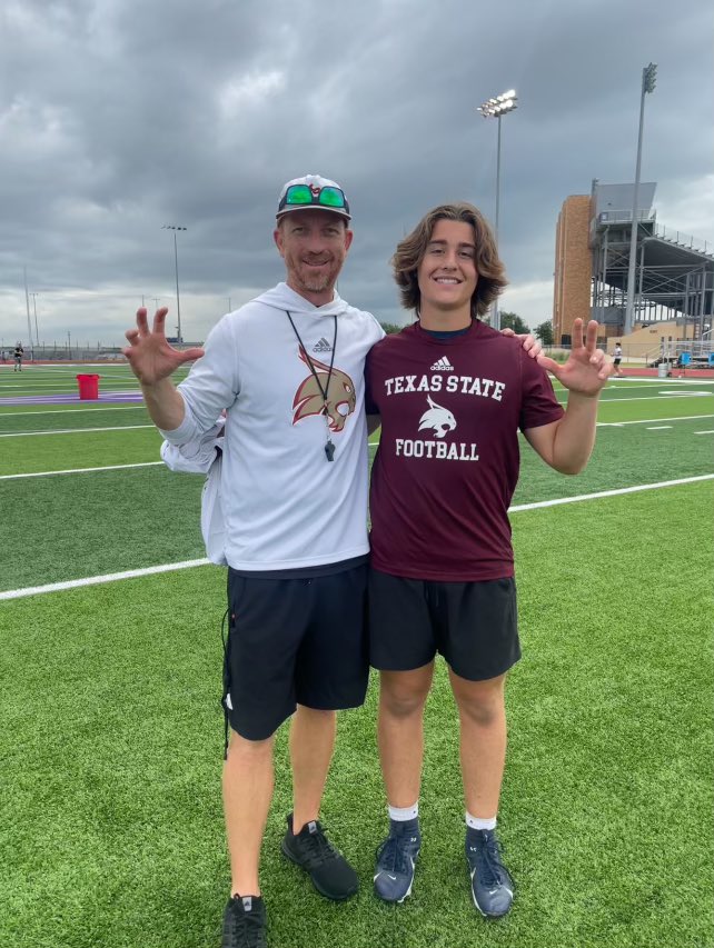 Caden Beck (@cadenbeck_) on Twitter photo Had a great time at the Texas State specialist camp! Got the most consistent award and had the highest chart score of a perfect 18! Thank you <a href="/CoachDaPrato/">๐ช๐๐๐๐ ๐ซ๐๐๐๐๐ ๐ซ๐ ๐ท๐๐๐๐ ๐บ</a> and <a href="/CoachS_Koch/">Steven Koch</a> for having me!
<a href="/CoachLWig/">Lee Wiginton</a> <a href="/LarryWMcrae/">Coach Larry McRae</a> <a href="/alleneaglesfb/">Allen Eagles Football๐๐๐๐๐</a> <a href="/Coach_Gonzales/">Victor Gonzales, Jr.</a> <a href="/RecruitAllen/">Allen Eagles Recruiting</a> <a href="/KICKNATION/">KICKNATION</a> Had a great time at the Texas State specialist camp! Got the most consistent award and had the highest chart score of a perfect 18! Thank you <a href="/CoachDaPrato/">๐ช๐๐๐๐ ๐ซ๐๐๐๐๐ ๐ซ๐ ๐ท๐๐๐๐ ๐บ</a> and <a href="/CoachS_Koch/">Steven Koch</a> for having me!
<a href="/CoachLWig/">Lee Wiginton</a> <a href="/LarryWMcrae/">Coach Larry McRae</a> <a href="/alleneaglesfb/">Allen Eagles Football๐๐๐๐๐</a> <a href="/Coach_Gonzales/">Victor Gonzales, Jr.</a> <a href="/RecruitAllen/">Allen Eagles Recruiting</a> <a href="/KICKNATION/">KICKNATION</a>