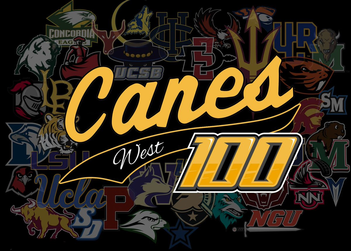 Presenting the Canes 100 event this weekend July 26-28 at Azusa Pacific University. This event consists of a 1.5 hour showcase style workout with our coaches, including 30yd. sprints, position throwing velocities and Poptimes. We will also have batting practice  <a href="/TrackManBB/">Trackman Baseball</a>