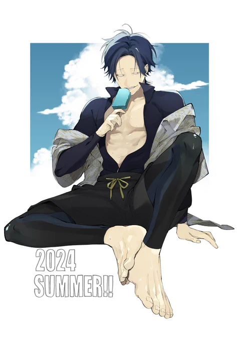 夏の絵です