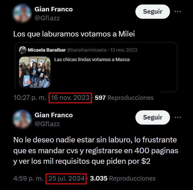 ArrepentidosLLA's tweet photo. Deberían mostrarse estos tuits en las escuelas.
Votás a la derecha -> Te quedás sin trabajo https://t.co/aIkOZ4pE0p