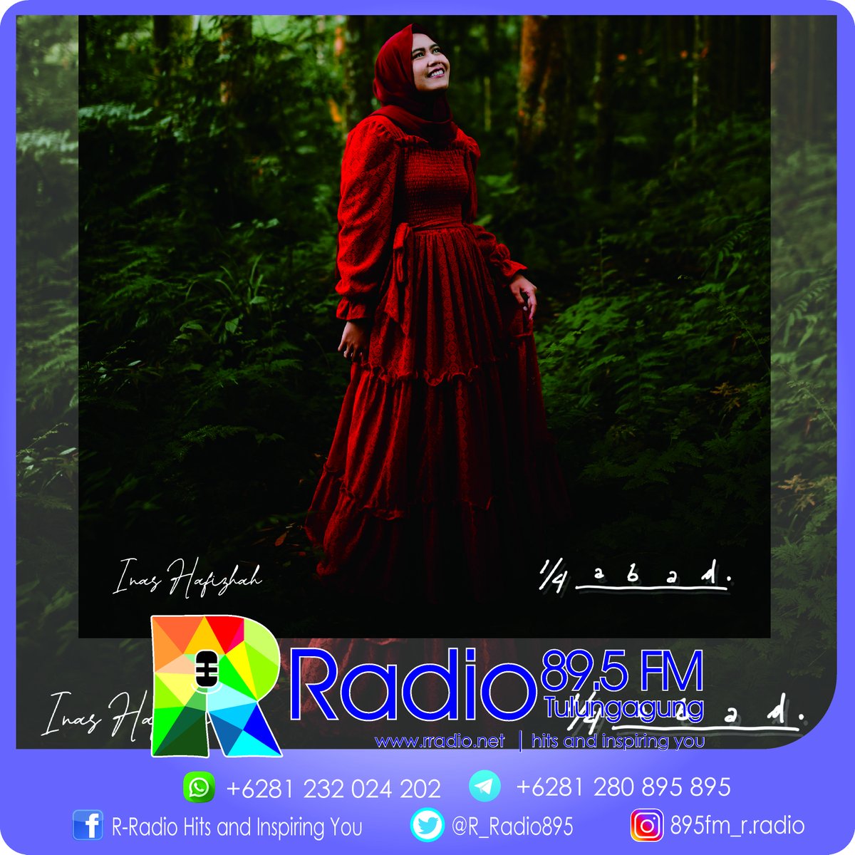R_Radio895's tweet photo. Kawan, satu lagi penyanyi pendatang baru NAGASWARA bernama Inas Hafizhah merilis sebuah lagu bertajuk “1/4 Abad”.
Simak single “1/4 Abad” dari Inas Hafizhah hanya di 89.5 FM R-Radio, Hits and Inspiring You
#InasHafizhah
#SeperempatAbad
#NAGASWARA https://t.co/XftFyFdQdl