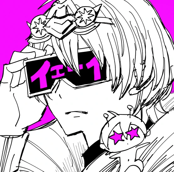 おめでたい感じの絵です 5周年おめでとう!