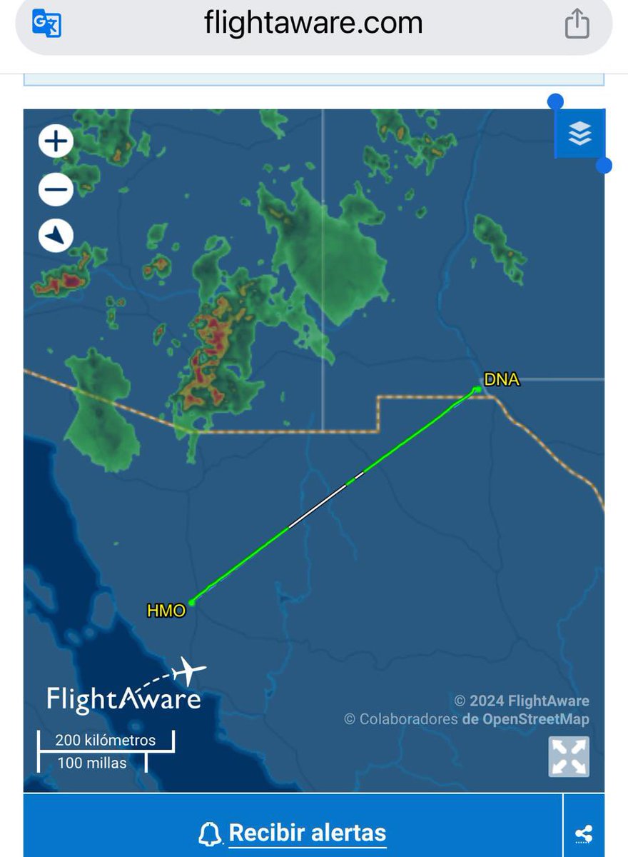 michelleriveraa's tweet photo. ⚠️ #EXCLUSIVA Según información en Flightaware un avión privado, partió desde #Hermosillo #Sonora, hoy jueves a las 8:05 am y aterrizó en Dona Ana #NuevoMéxico en el aeropuerto DNA, el mismo horario y lugar que apuntan autoridades de #EstadosUnidos🇺🇸, trasladó a los capos mexicanos, Ismael “Mayo” Zambada y Joaquín Guzmán Lopez a su territorio.👇🏻