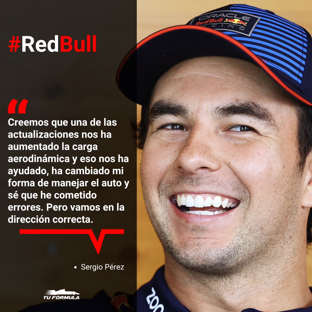 tuformula_1's tweet photo. EN BUENA DIRECCIÓN ☑️
En entrevista con Diego Mejía el mexicano 🇲🇽🏎️
@schecoperez habló un poco sobre los problemas que presenta desde Mónaco en su RB20
•
•
•
•
#Checo #SergioPerez #Checo #Formula1 #F1 #RedBullRacing #TuFormula https://t.co/RilbQ7B5Hb