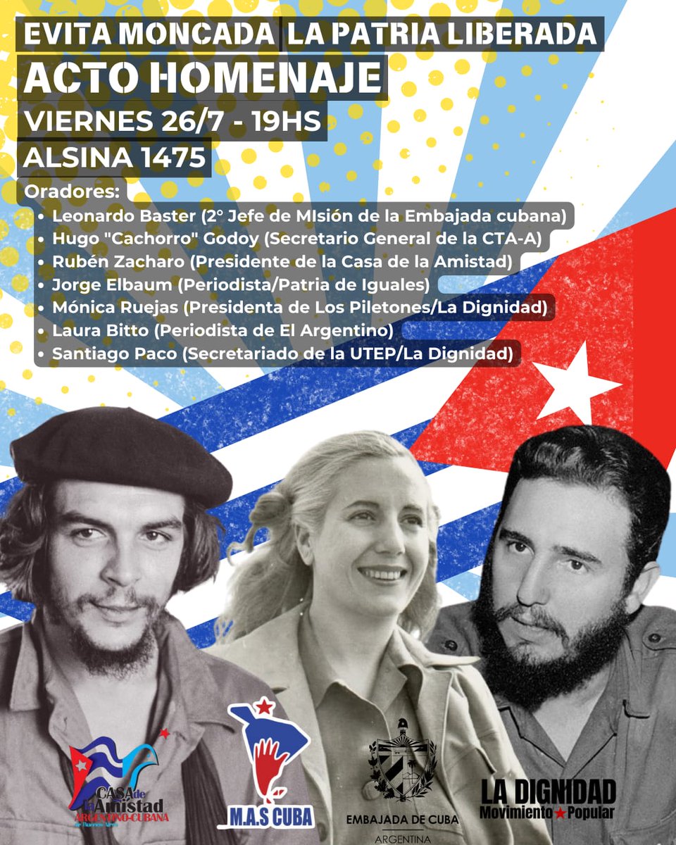 Nos critican por anticipado diciendo que no se puede hablar de Evita sin Perón. Vengan mañana y no rompan las pelotas.