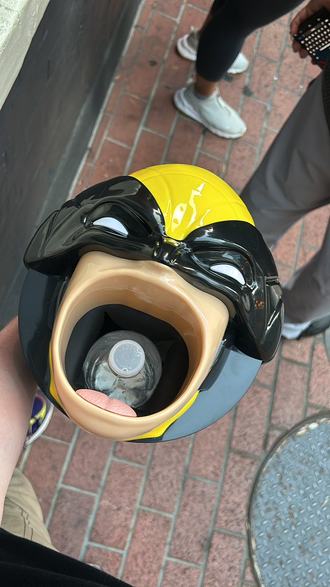 SLMonk's tweet photo. And to top it off for waiting in line for three hours and not seeing our hero’s we got a bucket. https://t.co/aFXLjF0JwI