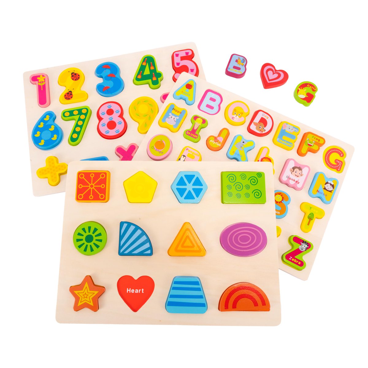 XJYQJD_TOY's tweet photo. 3 in 1 ABC Letter Puzzle Board Set for Toddlers

✔Including 10 numbers puzzles, 5 calculation symbols, 26 English alphabet puzzles, 12 shape puzzles.

✔Bright colors and durable natural Wood Pieces, cultivate baby's fine motor skills, object orientation, and coordination. https://t.co/Zty0uU4R4o