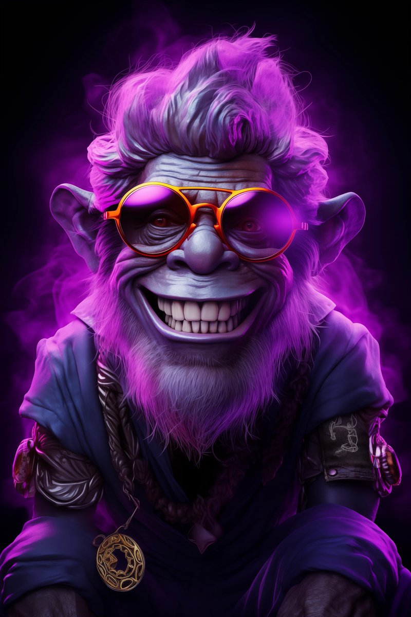Trolls for black light 💡 😎