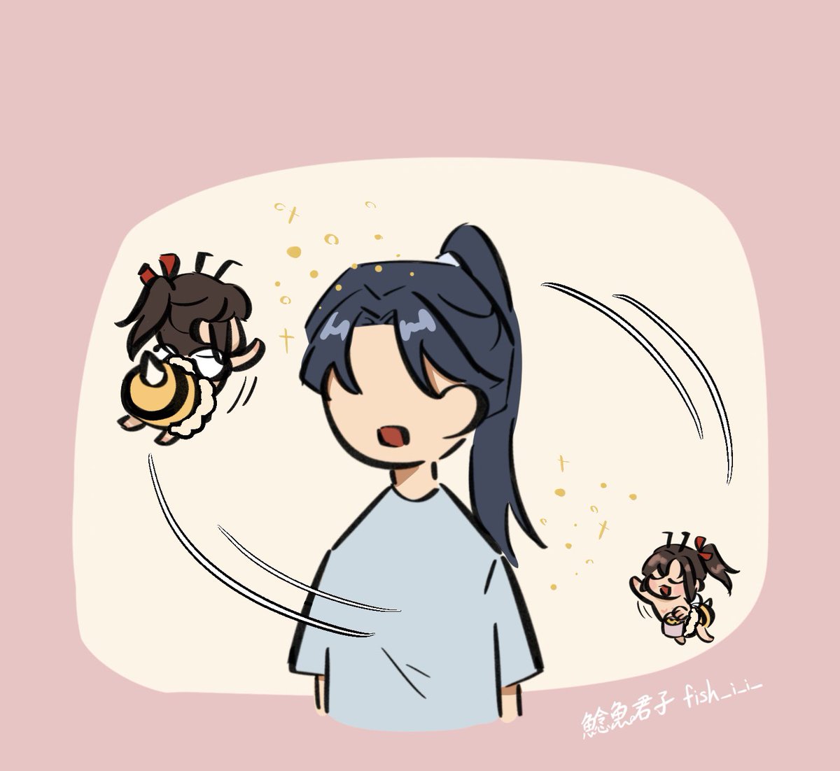 fish_i_i_'s tweet photo. 一隻蜜蜂寶寶羨🐝

#魔道祖師 #MDZS #마도조사 #Modaozushi #忘羨 #WangXian https://t.co/Wo7GX1r3nL