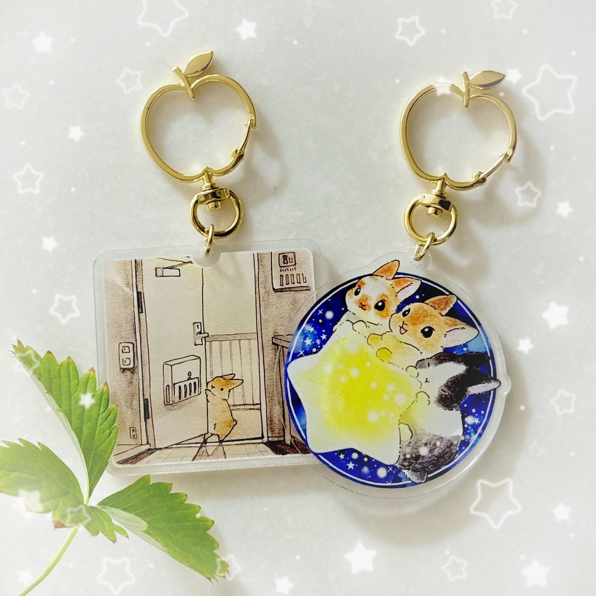 「 #うさマニア 4 7月28日(日)11:00〜16:00  あのキーホルダー発」|VeryBerry うさぎ星さん4/8-9出展のイラスト