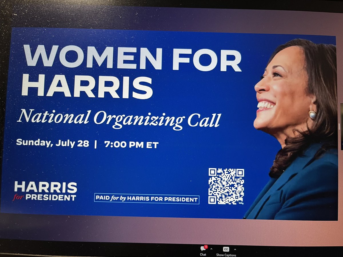 Finally, important to note that there would be no #AnswerTheCall2024 without #WinWithBlackWomen. $2 million+ raised tonight. Another zoom call Sunday night at 7PM for ALL women because we can win, but only if we work together.