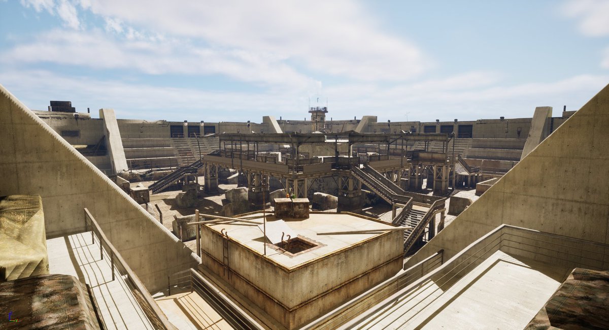 xNishii's tweet image. Metal Gear Online 2's 'Blood Bath' in UE5.
Decided to try applying textures & materials manually to the meshes, which took roughly 20 hours; and didn't really produce better results😅
Still needs lots of improvements in many aspects.
#metalgear #mgo #savemgo