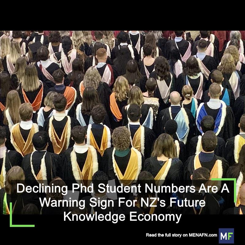 MENAFN's tweet image. Declining Phd Student Numbers Are A Warning Sign For NZ's Future Knowledge Economy #Declining #Student #Numbers #Warning #Sign #NZ's #Future #Knowledge #Economy #Inflation #Currency #US #Dollar #Exchange #Recession dlvr.it/TB4lZt