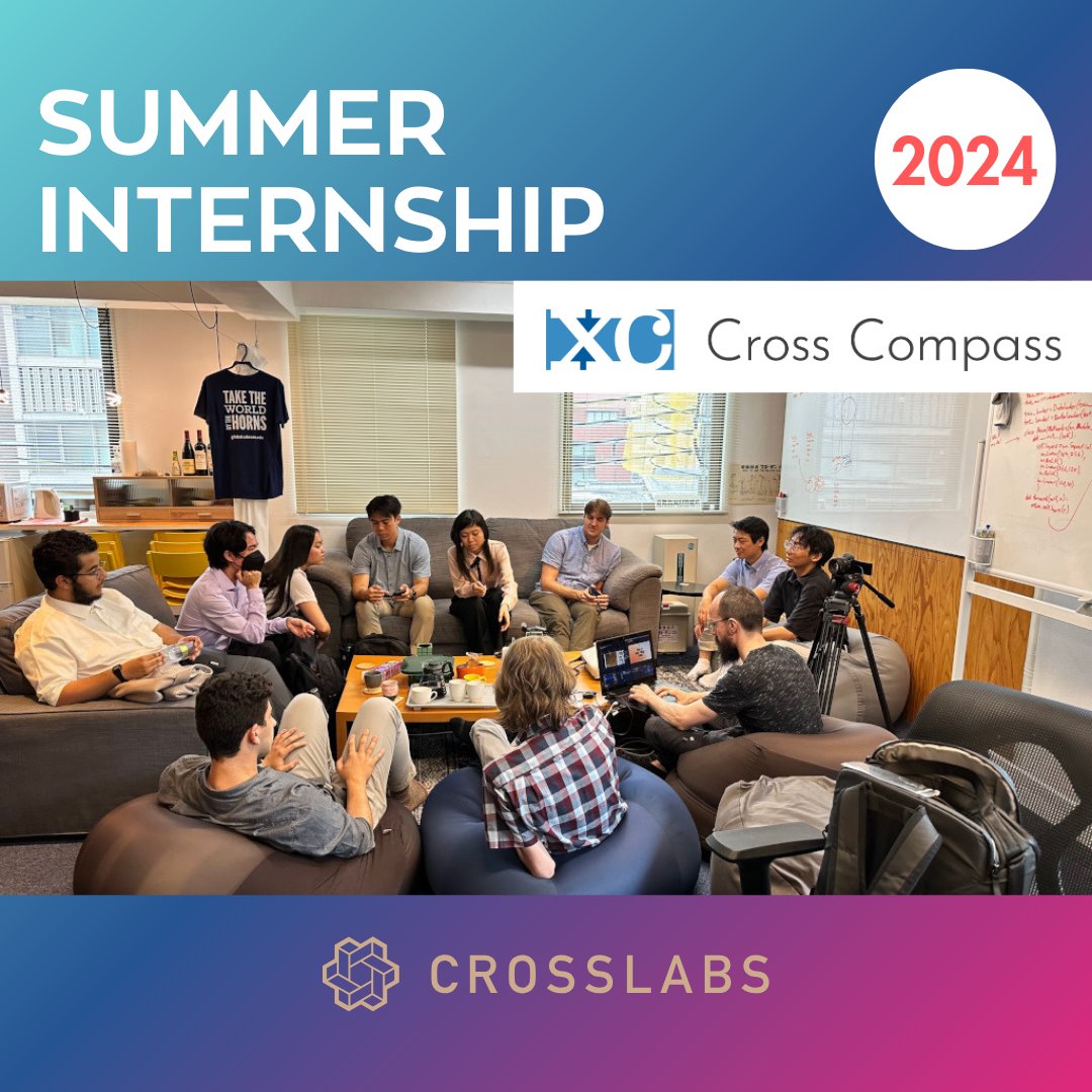 cross_compassJP's tweet image. 先週夏のインターン生たちが京都オフィスに集い、刺激的なイベントに参加しました。そして居酒屋で美味しい料理を堪能しました！
インターンシップのプログラムに興味はありますか？このリンクからご覧ください！
crosslabs.org/careers/intern…

#CROSSLABS #インターン #AI #株式会社クロスコンパス