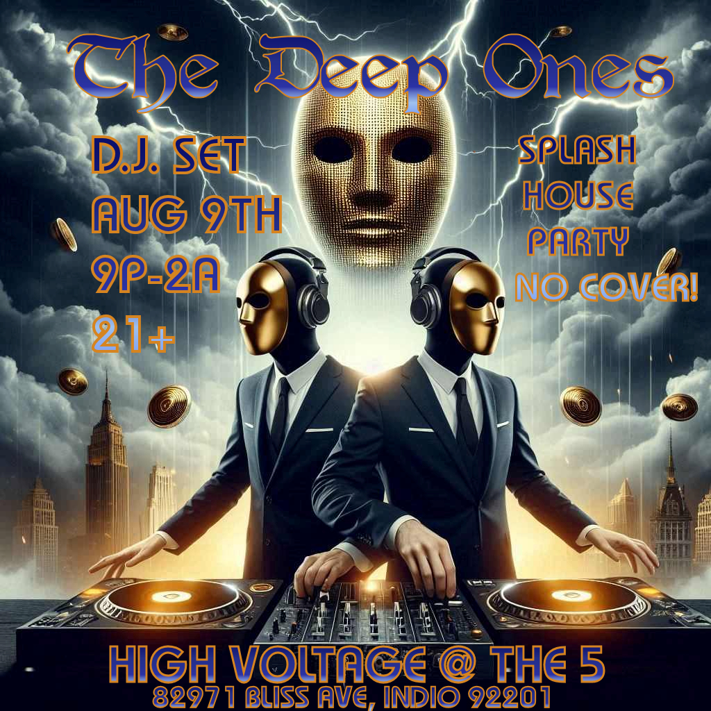 TheDeep1s's tweet photo. @club5 #indio #california August 9th 9-2 https://t.co/t8DWHKe8RQ