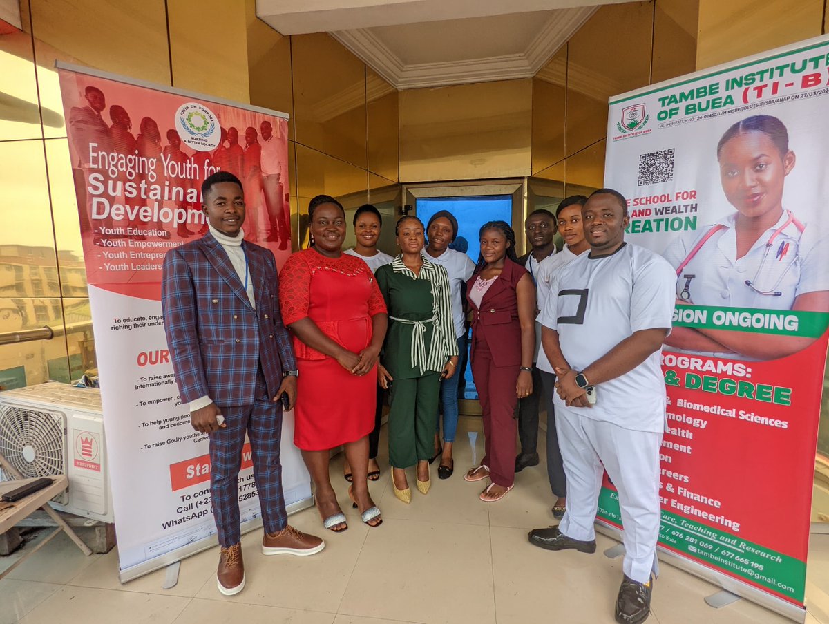 youthonpurpose2's tweet photo. Youth Capacity Building Conference 2024 edition with our team in Buea! 

We have a vision to empower and raise a new generation of young entrepreneurs and leaders for sustainable development.
@UNYouthAffairs  @UBuea #conference #youth #empowerment https://t.co/EcmNC8vBPR