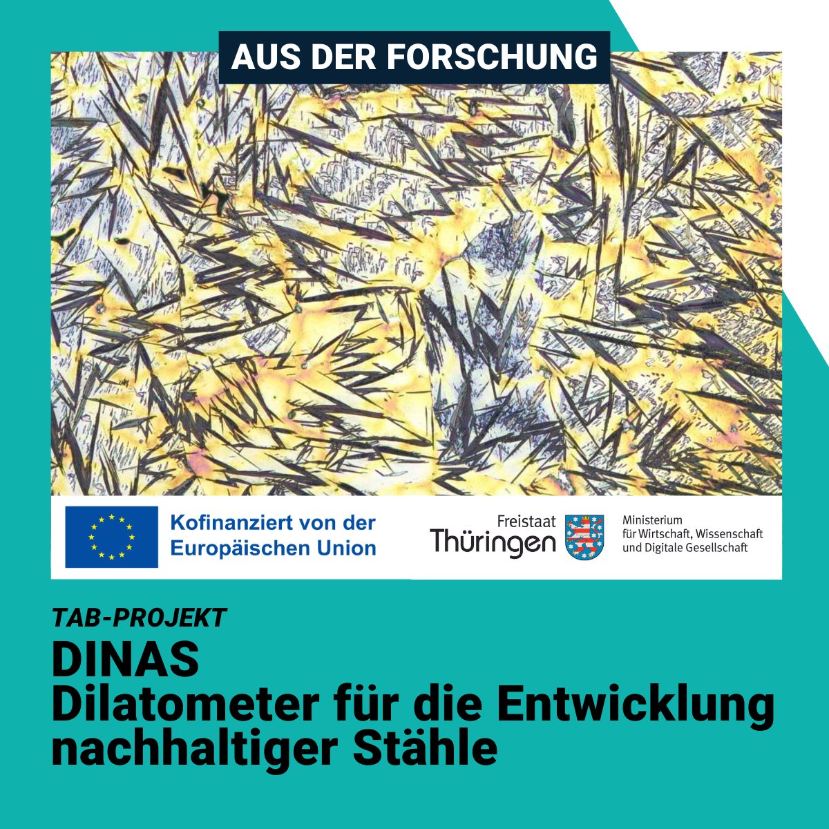 EAHJena's tweet photo. Neues aus Forschung und Transfer: Dilatometer für die Entwicklung nachhaltiger Stähle
Weitere Informationen zum Projekt "DINAS" finden Sie hier: https://t.co/kiJJrYSBvf

#EAHJena #Jena #Foschung #Stahl https://t.co/sorOH7dsLi