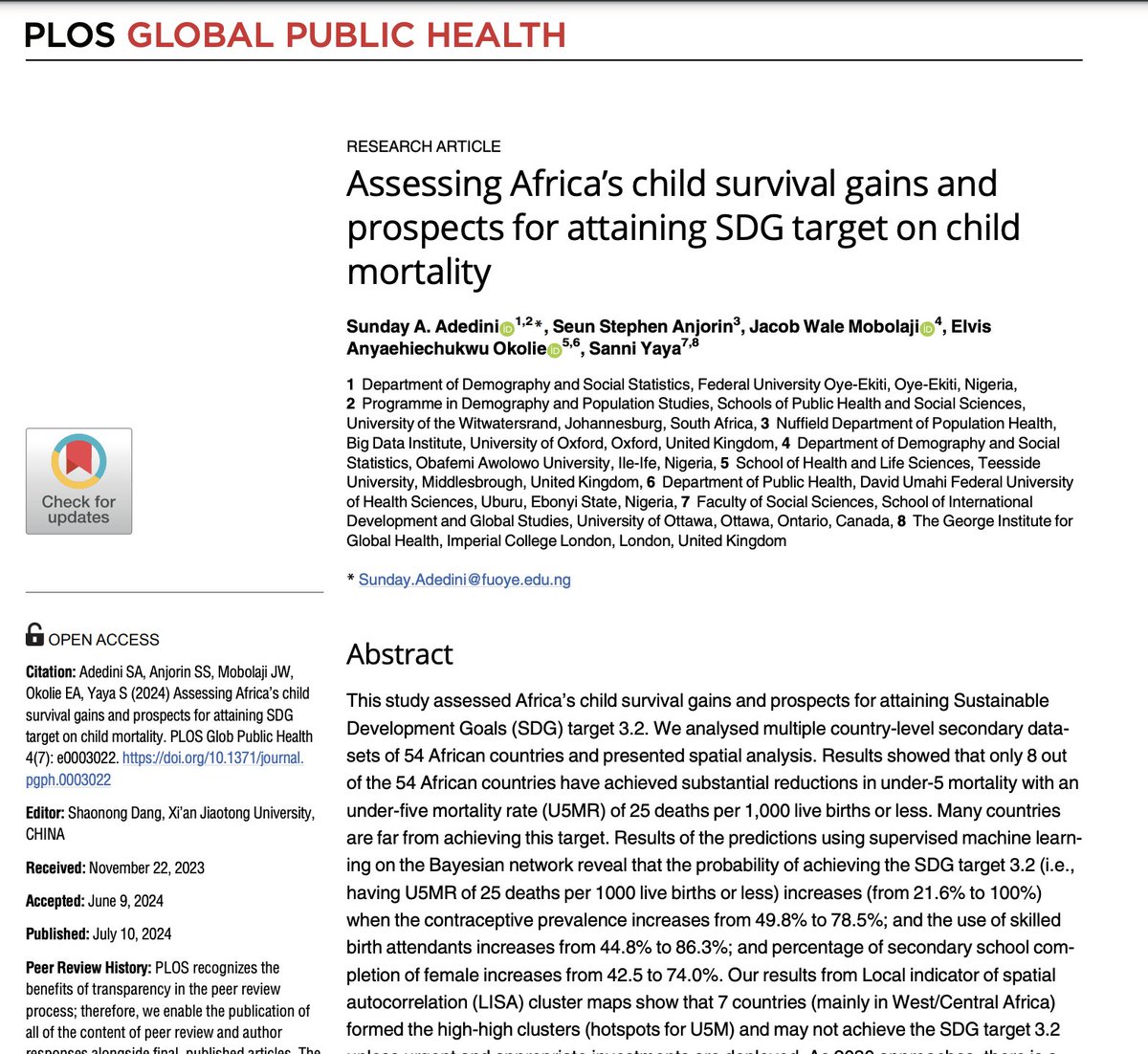 Recently published, with some unique methodologies and insightful findings. Full story here: journals.plos.org/globalpubliche…