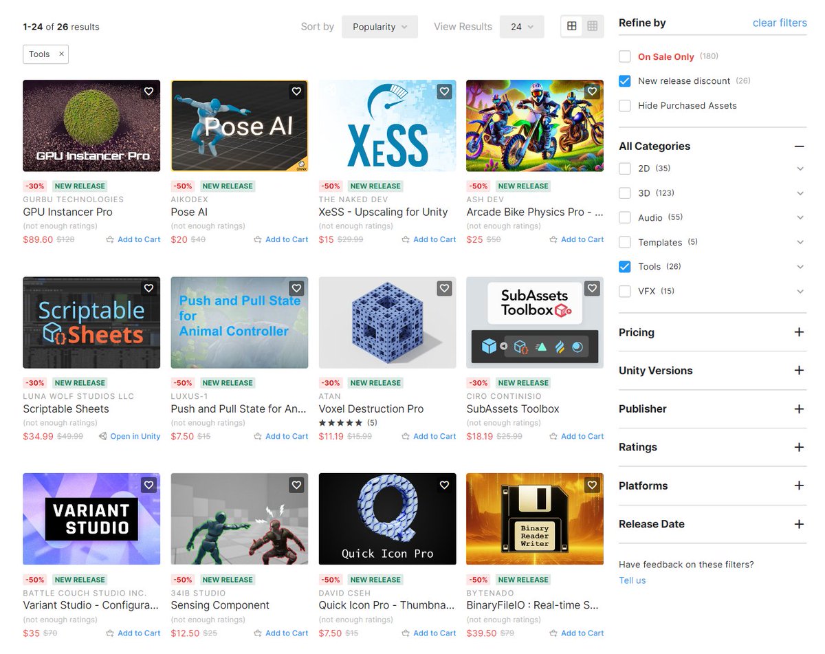 LunaWolfStudios's tweet image. My first official @Unity Asset is now 30% off on the Unity Asset Store!

If you're a Scriptable Object lover or want a new way to view your assets in Unity check out Scriptable Sheets:

assetstore.unity.com/packages/tools…

#madewithunity #unitytips #unityassetstore #gamedev #indiedev
