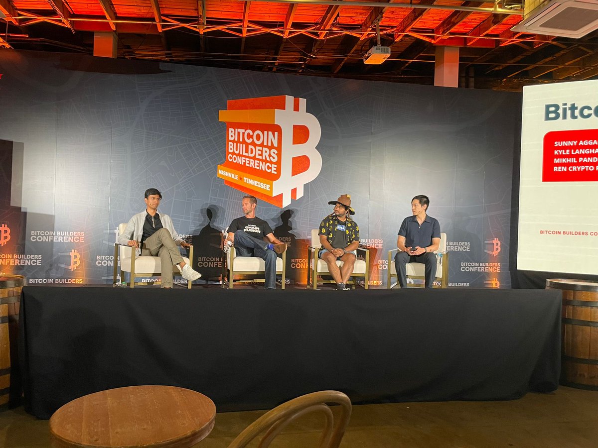 PersistenceOne's tweet photo. The energy at @TheBitcoinConf in Nashville is electric! ⚡️

The biggest and most exciting #Bitcoin conference is buzzing, and so are we! 🐝

LFG! Day 1 in the books 🦾👇🏼 https://t.co/Z9xnBpKBfY